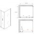 Душевой уголок ABBER Sonnenstrand AG07090B-S80B