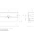 База под раковину подвесная CEZARESDUET-1200-2C-SO-GR-P