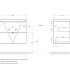 База под раковину подвесная BelBagno VITTORIA-700-2C-SO-GO-P Grigio Opaco