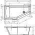 Акриловая ванна GETA 160 R
