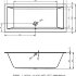 Акриловая ванна LUGO 180x80 LEFT - PLUG & PLAY