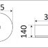 Умывальник CeramaLux C1055