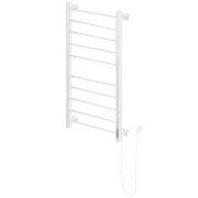 Полотенцесушитель Электрич.кабельный Ника STEP-3 100/50 RAL9016 белый матовый правый тэн