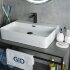 Раковина Gid N9256 51172 накладная белая 60x42x14