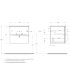 База под раковину подвесная CEZARESDUET-600-2C-SO-GR-P