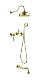 Смеситель для ванны, встроенный IMPERIALE Ripresa_Комплект