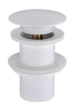 Слив для раковины, автомат(клик-клак) Matt White