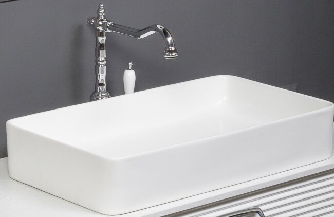 Раковина керамика прямоугольная Белая VALLESSI Раковина керамика прямоугольная Белая VALLESSI