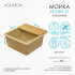 Мойка для кухни  Беллис 57 570x510x250 мм, прямоуг., латте