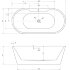 Акриловая ванна ABBER AB9299-1.5
