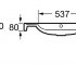 Раковина Roca Ona 80х46 ZRU9307562