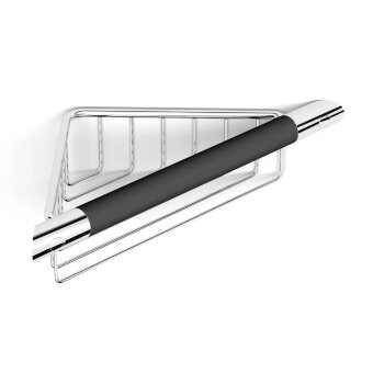 Аксессуары B&W SN-2155 угловой поручень с корзинкой для душа(240x240х70),цвет RAL 7021 Аксессуары B&W SN-2155 угловой поручень с корзинкой для душа(240x240х70),цвет RAL 7021