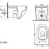 Унитаз Grossman GR-4455MS подвесной Белый, безободковый