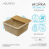 Мойка для кухни  Беллис 57 570x510x250 мм, прямоуг., песочный
