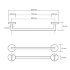 Полотенцедержатель 80 см BEMETA OMEGA хром