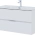 Тумба под раковину Aquanet Алвита New 100 2 ящика, белый матовый
