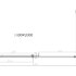Душевой уголок Dice VSR-4D8014CL, 1400*800, хром, стекло прозрачное