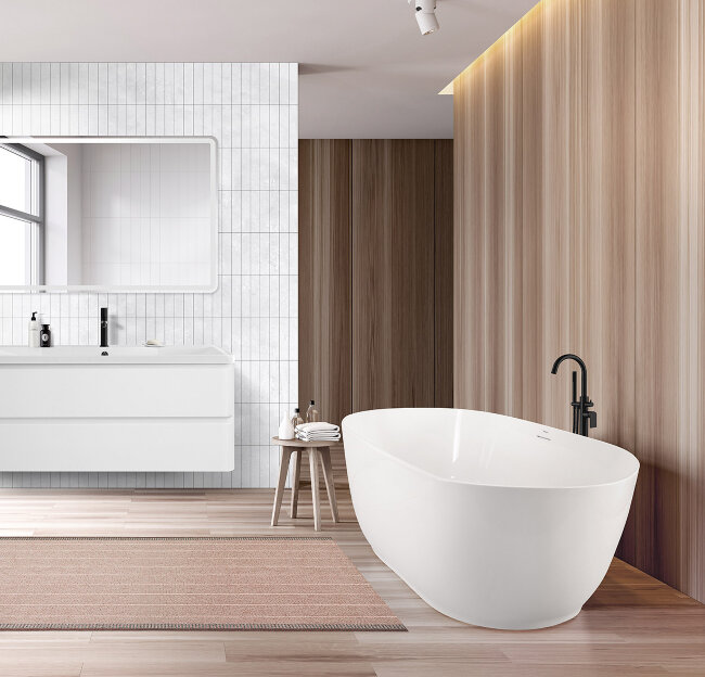 Акриловая ванна BELBAGNO BB413-1500-800