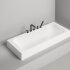 Ванна каменная встраиваемая глянцевая 170x80 Salini ORLANDA KIT 102116G