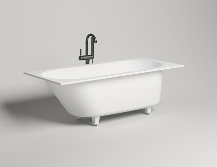 Ванна каменная пристенная глянцевая 170x80 Salini ORNELLA 102314GRF окрашена по RAL Ванна каменная пристенная глянцевая 170x80 Salini ORNELLA 102314GRF окрашена по RAL