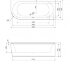 Акриловая ванна CEZARES METAURO CORNER-180-80-40-R-W37