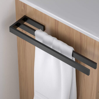 Полотенцедержатель двойной Timo Petruma 15252/03 черный Полотенцедержатель двойной Timo Petruma 15252/03 черный