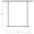 Душевая перегородка CEZARES LIBERTA-L-2-110-120-BR-NERO