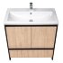 Тумба напольная VELVEX Klaufs 80.2D.1Y-617.217 с раковиной Cersanit COMO 80