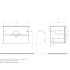 База под раковину подвесная CEZARES DUET-800-2C-SO-SPF-P