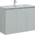 Тумба под раковину Aquanet Алвита New 100 3 дверцы, серый
