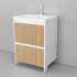 Тумба напольная VELVEX Klaufs 60.2Y-617.216 с раковиной Cersanit COMO 60