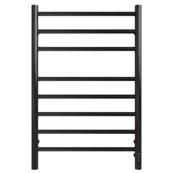 Полотенцесушитель Электрич. с/т GROIS Laura GR-132 500x 800 RAL 9005 П8 R черный матовый