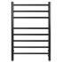 Полотенцесушитель Электрич. с/т GROIS Laura GR-132 500x 800 RAL 9005 П8 R черный матовый