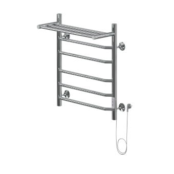 Полотенцесушитель Электрич.кабельный Ника WAY-3 60/50 с полкой правый тэн