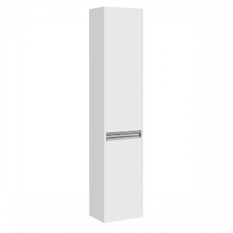 Шкаф-колонна ЛОНДРИ 34, подвесная, белая