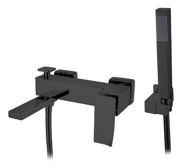 Смеситель для ванны Q BlackBlack.2_Комплект