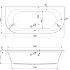 Акриловая ванна CEZARES METAURO-wall-180-80-40-W37