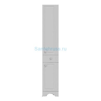 M95CSR0366WG64 DORFF Tradition, шкаф-колонна на ножках, правый, 36см, ящ+дв, белый, глянец, шт