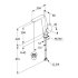 Однорычажный смеситель KLUDI AMEO для раковины с боковым управлением