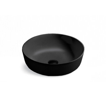 Раковина керамическая Vincea VBS-104MB, 415*415*130, накладная, цвет матовый черный