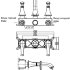 Смеситель для раковины Beatrice 010601 Cr