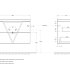 База под раковину подвесная BelBagno VITTORIA-900-2C-SO-BL-P Bianco Lucido