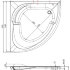 Акриловая ванна Aquanet Fregate 120x120 (с каркасом)