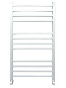 Полотенцесушитель Ника MODERN ЛМ-5 100/40 RAL9016 белый матовый с вентилями (комплект люкс)