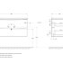 База под раковину подвесная BelBagno ACQUA-900-2C-SO-RR