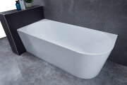 Ванна акриловая Vincea VBT-402-1700L, 1700*800*580, цвет белый, левая, слив-перелив в комплекте, хром