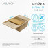 Мойка для кухни  Беллис 78 780x510x250 мм, прямоуг., песочный