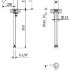 Смеситель для раковины CEZARES LEAF-LSM2-L-01-W0