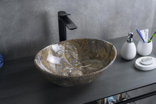 Раковина Gid Mnc138T 54472 накладная под камень глянцевая 41x34x15 Раковина Gid Mnc138T 54472 накладная под камень глянцевая 41x34x15