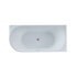 Ванна акриловая Vincea VBT-402-1700R, 1700*800*580, цвет белый, правая, слив-перелив в комплекте, хром